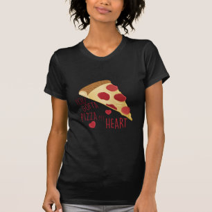 Pizza mein Herz T-Shirt