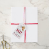 Pizza Mein Herz Valentinstag Geschenkanhänger (Mit Garn)