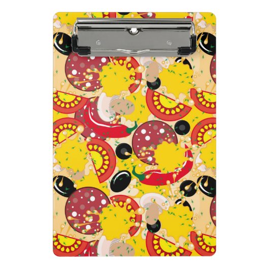 Pizza Mini Klemmbrett (Vorderseite)