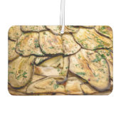 Pizza mit Auberginen Autolufterfrischer (Rückseite)