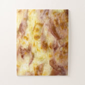 Pizza mit Käse und Cotto prosciutto Puzzle (Vertikal)