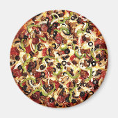 Pizza mit Oliven Magnet (Vorne)