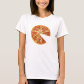 Pizza mit Vermisstem Slip-Matching Baby Bodysuit T-Shirt (Vorderseite)