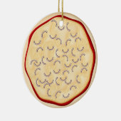 Pizza mit Zwiebeln Keramikornament (Rechts)