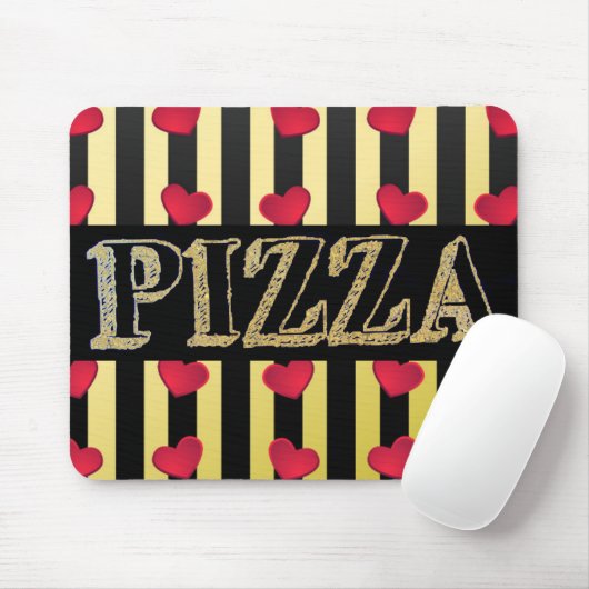 Pizza Mouse Pad Mousepad (Mit Mouse)