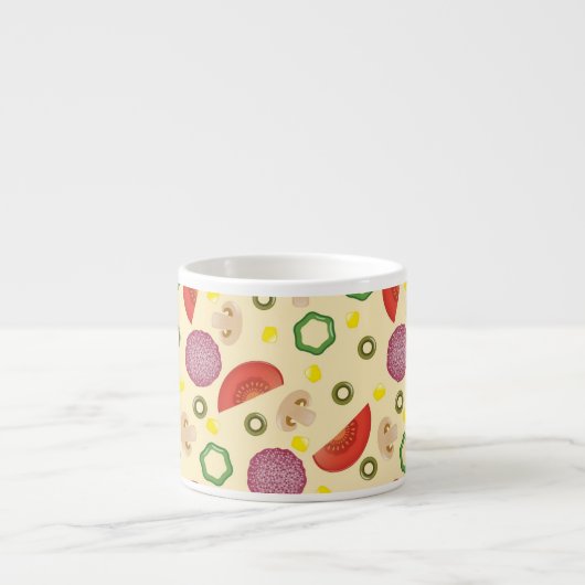 Pizza-Muster 2 Espressotasse (Vorderseite)