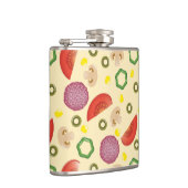 Pizza-Muster 2 Flachmann (Rechts)