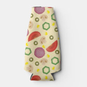 Pizza Muster 2 Flaschenkühler (Vorderseite)