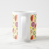 Pizza-Muster 2 Jumbo-Tasse (Rückseite)