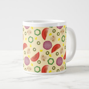 Pizza-Muster 2 Jumbo-Tasse