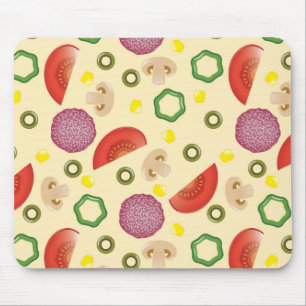 Pizza-Muster 2 Mousepad