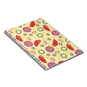 Pizza-Muster 2 Notizblock (Rechte Seite)
