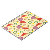 Pizza-Muster 2 Notizblock (Linke Seite)