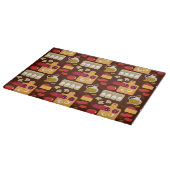 Pizza-Muster 2 Schneidebrett (Ecke)