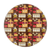 Pizza-Muster 2 Schneidebrett (Vorderseite)