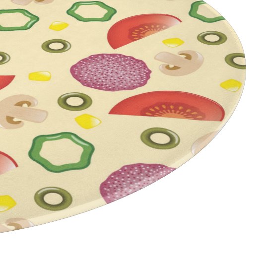 Pizza Muster 2 Schneidebrett (Ecke)