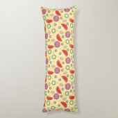 Pizza-Muster 2 Seitenschläferkissen (Rückseite (Vertikal))