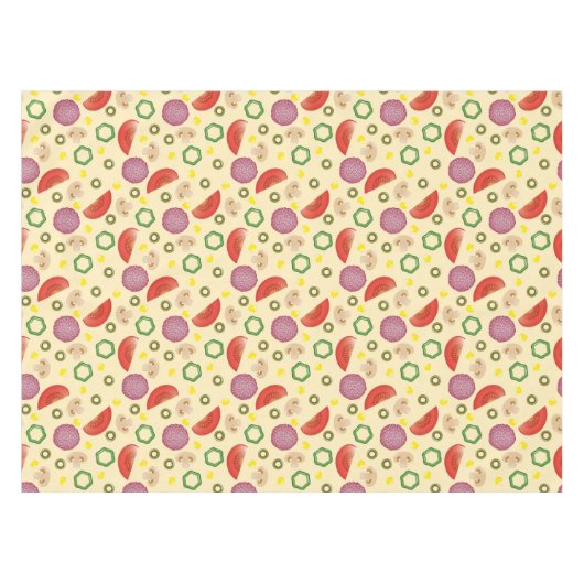 Pizza-Muster 2 Tischdecke (Vorderseite (Horizontal))