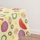 Pizza-Muster 2 Tischdecke (Beispiel)