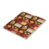 Pizza-Muster Fliese (Seite)