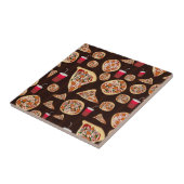 Pizza-Muster Fliese (Seite)