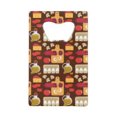 Pizza-Muster Geldkarten Flaschenöffner (Rückseite)