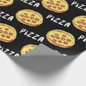 Pizza-Muster Geschenkpapier (Ecke)