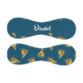 Pizza-Muster in blau Baseball (Paneele)