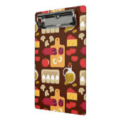 Pizza-Muster Mini Klemmbrett (Gewinkelt2)