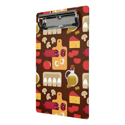 Pizza-Muster Mini Klemmbrett (Gewinkelt2)