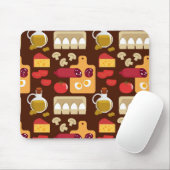 Pizza-Muster Mousepad (Mit Mouse)
