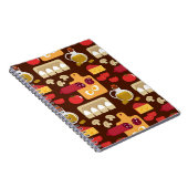 Pizza-Muster Notizblock (Rechte Seite)