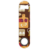 Pizza-Muster Speed Flaschenöffner (Rückseite)