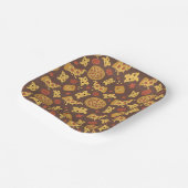 Pizza-Musterpapier-Teller Pappteller (Gewinkelt)