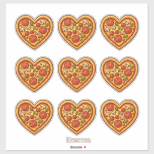 Pizza my Heart Aufkleber