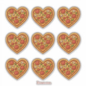 Pizza my Heart Aufkleber (Vorderseite)