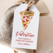 Pizza My Heart Kids Valentinstag Geschenkanhänger
