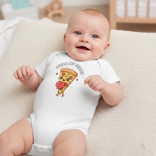 Pizza My Heart Niedlich Feinschmecker Baby & Klein Baby Strampler