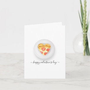 Pizza My Heart Valentinstag Karte