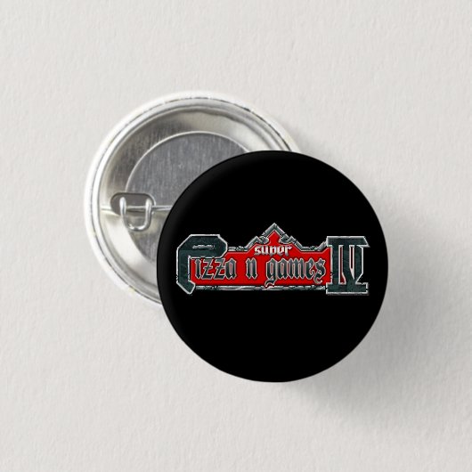 Pizza N' Games Mini-Button Button (Vorne & Hinten)