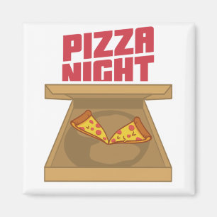 Pizza Nacht Magnet