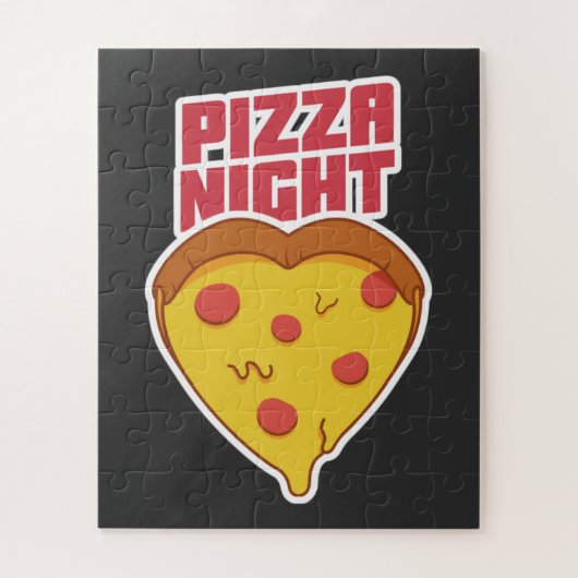 Pizza Nacht Puzzle (Vertikal)