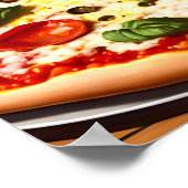 Pizza nah-up Fotografie Poster (Ecke)