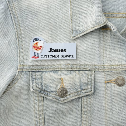 Pizza Namensschild (Beispiel)