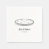 Pizza Napkin Serviette (Vorderseite)