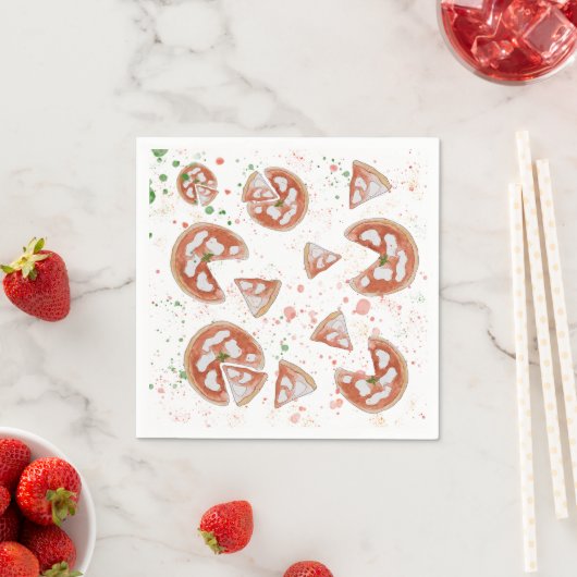 Pizza Napkins Serviette (Beispiel)