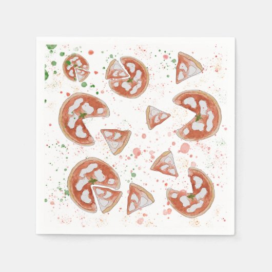 Pizza Napkins Serviette (Vorderseite)