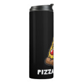 PIZZA NAVIDAD Spaß Thermosbecher (Nach links gedreht)