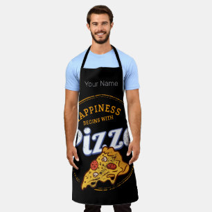 Pizza Neapolitan Retro Snack Vintager Käse Design Schürze
