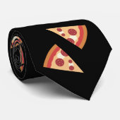 Pizza Neck Tie Krawatte (Gerollt)